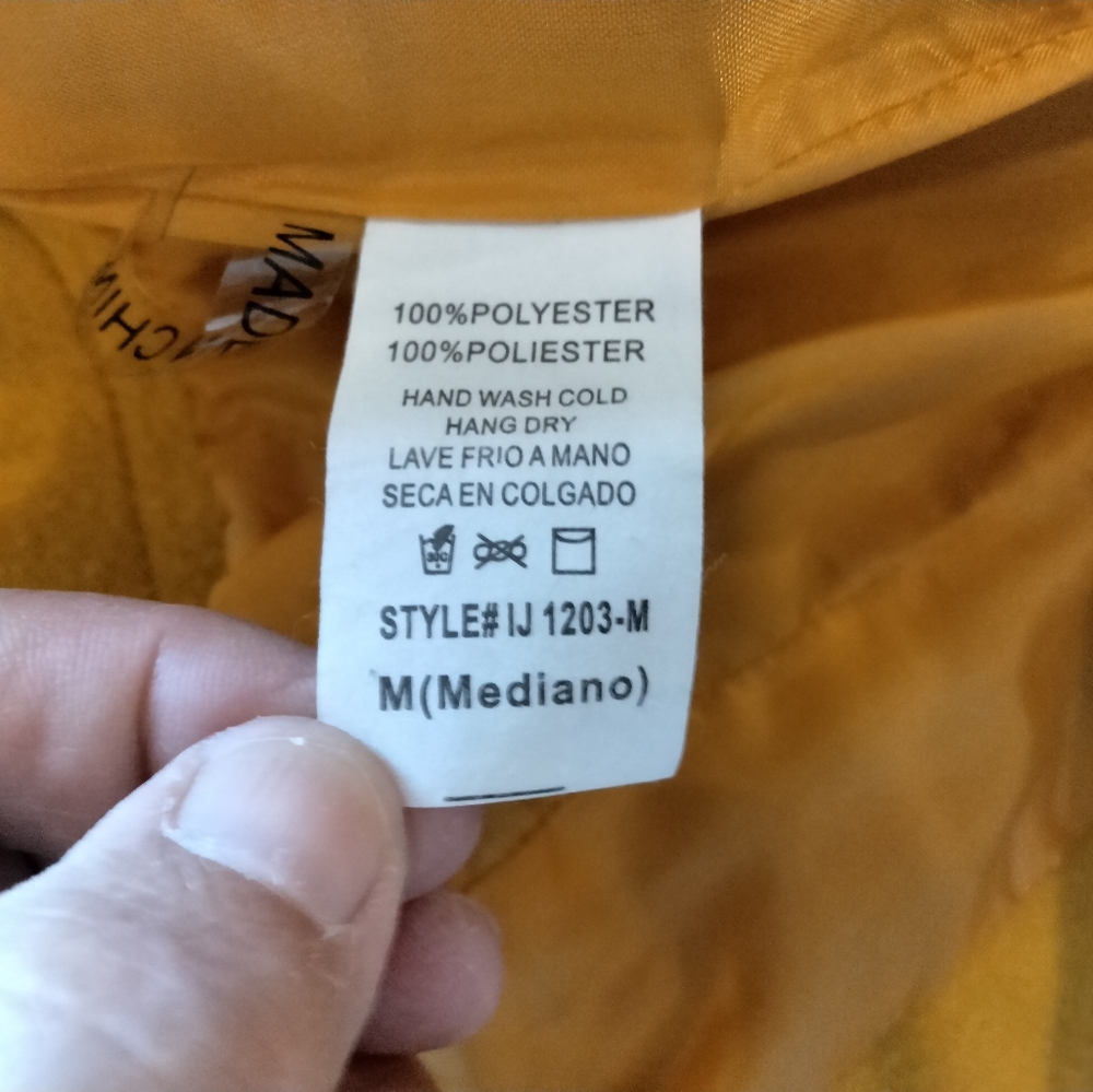 Becool Basic M Yellow Jacket, Buttons - image 7